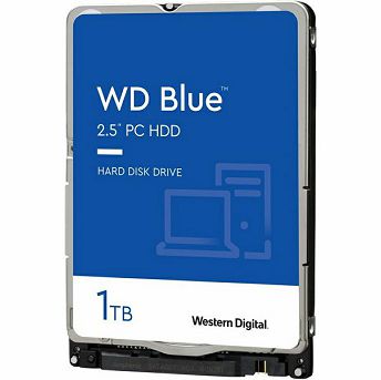 Hard disk WD Blue (2.5", 1TB, SATA3 6Gb/s, 8MB Cache, 5400rpm)