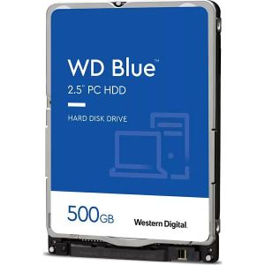 Hard disk WD Blue (2.5", 500GB, SATA3 6Gb/s, 8MB Cache, 5400rpm)