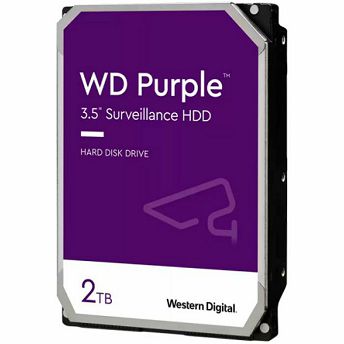 Hard disk WD Purple (3.5", 2TB, SATA3 6Gb/s, 256MB Cache, 5400rpm)