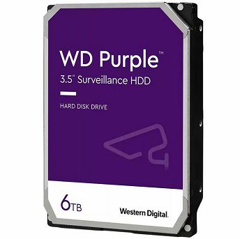 Hard disk WD Purple (3.5", 6TB, SATA3 6Gb/s, 256MB Cache, 5400rpm)