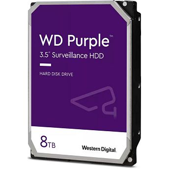 Hard disk WD Purple (3.5", 8TB, SATA3 6Gb/s, 128MB Cache, 5640rpm)