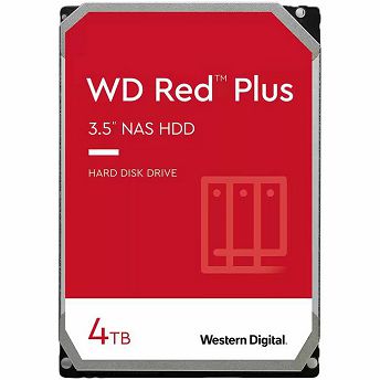 Hard disk WD Red Plus (3.5", 4TB, SATA3 6Gb/s, 256MB Cache, 5400rpm)