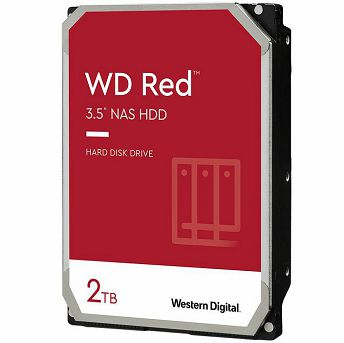 Hard disk WD Red Plus NAS (3.5", 2TB, SATA3 6Gb/s, 64MB Cache, 5400rpm)