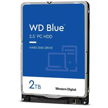 Hard Disk Western Digital Blue (2.5", 2TB, SATA3, 128MB, 5400rpm)