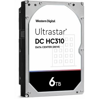 Hard disk za servere WD Ultrastar DC HC310 7K6 512E SE (3.5’’, 6TB, SATA3 6Gb/s, 256MB, 7200rpm)