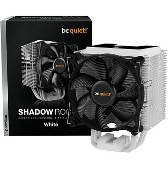 Hladnjak za procesor Be quiet! Shadow Rock 3 White, 1x120mm, Intel LGA1155-1700, AMD AM4-AM5