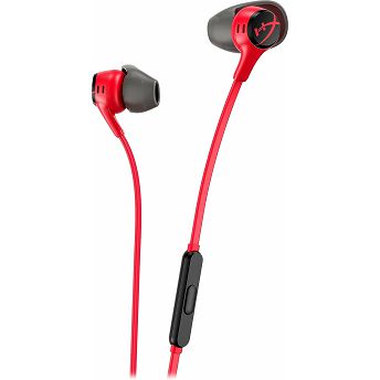 Slušalice HyperX Cloud Earbuds II, žičane, gaming, mikrofon, in-ear, PC, Switch, Red