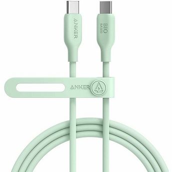 Kabel Anker 543 Bio, USB-C (M) na USB-C (M), 0.9m, zeleni