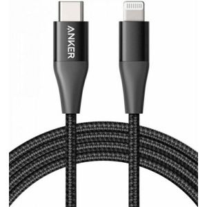Kabel Anker PowerLine+ II, USB-C na Lightning, 0.9m, crni