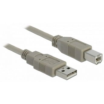 Kabel Delock 82216, USB-A na USB-B, 3.0m, bijeli