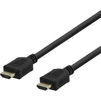 Kabel Deltaco, HDMI, 1.0m, crni
