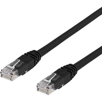 Kabel Deltaco, mrežni, UTP, Cat6, 3.0m, crni