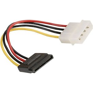 Kabel Roline naponski Molex 4-pin na SATA 15-pin, 15cm