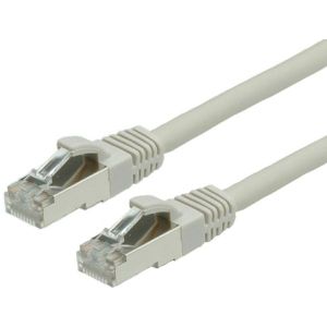 Kabel Roline Value S/FTP (PiMF) mrežni oklopljeni Cat.6 (LSOH), 0.5m, sivi