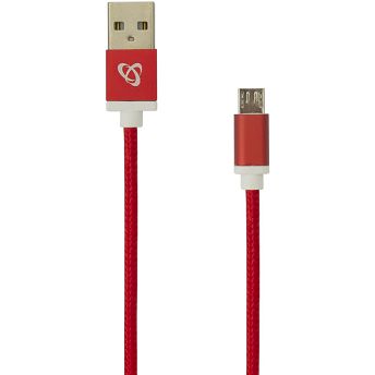 Kabel SBOX 10315R, USB-A (M) na Micro USB (M), 1.5m, crveni