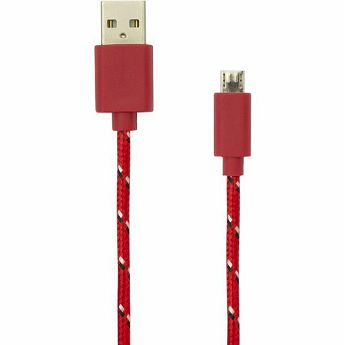 Kabel SBOX 1031R, USB-A na Micro USB, 1.0m, crveni