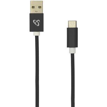 Kabel SBOX 15B, USB-A (M) na USB-C (M), 1.5m, crni