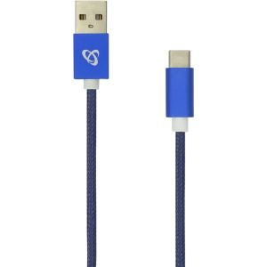 Kabel SBOX 15BL, USB-A na USB-C, 1.5m, plavi