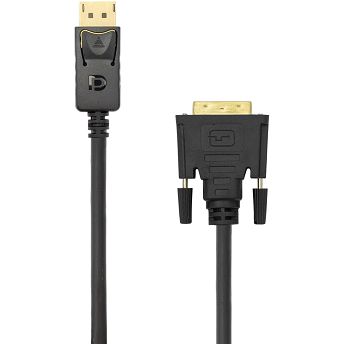 Kabel SBOX, DisplayPort (M) na DVI (M), 2.0m, crni