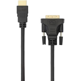 Kabel SBOX, HDMI (M) na DVI 24+1 (M), 2.0m, crni