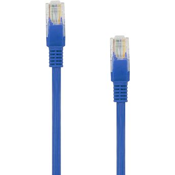 Kabel SBOX, mrežni, UTP, Cat5e, 3.0m, plavi