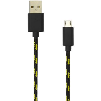 Kabel SBOX USB-1031B, USB-A (M) na Micro USB (M), 1.0m, crni