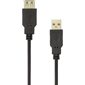Kabel SBOX, USB-A (M) na USB-A (Ž), 3.0m, crni
