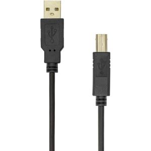 Kabel SBOX, USB-A (M) na USB-B (M), 2.0m, crni