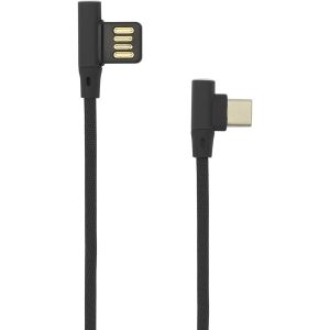 Kabel SBOX, kutni USB-A (M) na USB-C (M), 1.5m, crni - MAXI PROIZVOD