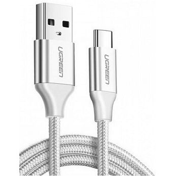 Kabel Ugreen, USB-A (M) na USB-C (M), 0.25m, bijeli