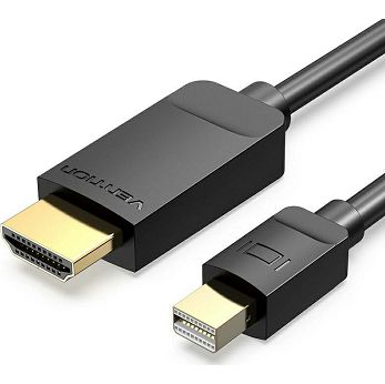 Kabel Vention, Mini DisplayPort (M) na HDMI 1.4 (M), 1.5m, crni