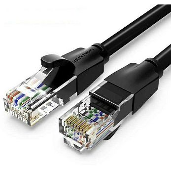 Kabel Vention, mrežni, UTP, Cat6, 0.5m, crni