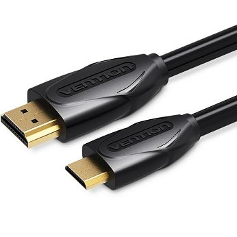 Kabel Vention Mini HDMI 1.4 (M) na HDMI 1.4(M), 1.0m, crni