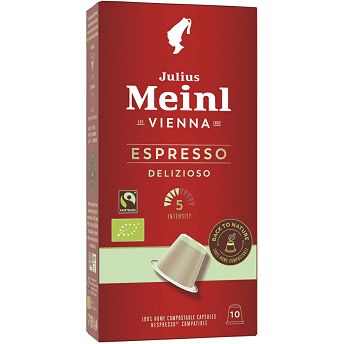 Kapsule za kavu Julius Meinl Espresso Delizioso, biorazgradive, 10 kapsula