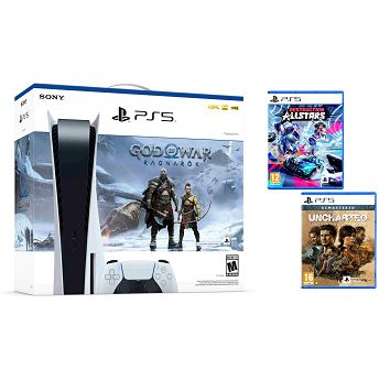 Konzola PlayStation 5 C Chassis + God of War: Ragnarok + Destruction AllStars + Uncharted: Legacy of Thieves Collection