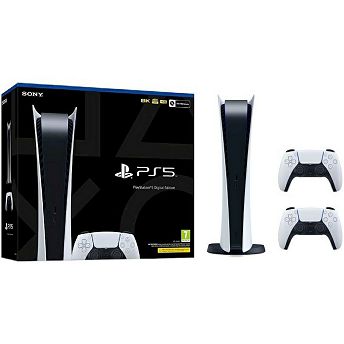 Konzola PlayStation 5 Digital Edition C chassis + Dodatni DualSense bežični kontroler
