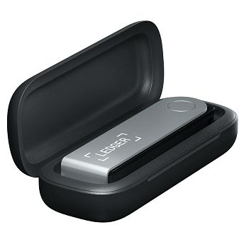 Kutija za digitalni novčanik Ledger Nano X, Crna