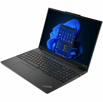 Notebook Lenovo ThinkPad E16 Gen 1, 21JT0014SC, 16" FHD+ IPS, AMD Ryzen 7 7730U up to 4.5GHz, 16GB DDR4, 512GB NVMe SSD, AMD Radeon Graphics, Win 11 Pro, 3 god