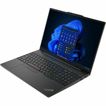 Notebook Lenovo ThinkPad E16 Gen 1, 21JT0016SC, 16" FHD+ IPS, AMD Ryzen 5 7530U up to 4.5GHz, 24GB DDR4, 512GB NVMe SSD, AMD Radeon Graphics, no OS, 3 god