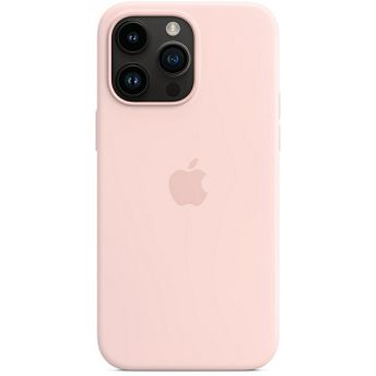 Maskica za mobitel Apple iPhone 14 Pro Max Silicone Case with MagSafe, Chalk Pink