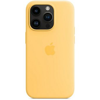 Maskica za mobitel Apple iPhone 14 Pro Silicone Case with MagSafe, Sunglow