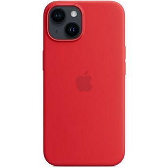 Maskica za mobitel Apple iPhone 14 Silicone Case with MagSafe, (PRODUCT)RED