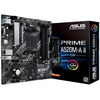 Matična ploča Asus Prime A520M-A II CSM, AMD AM4, Micro ATX
