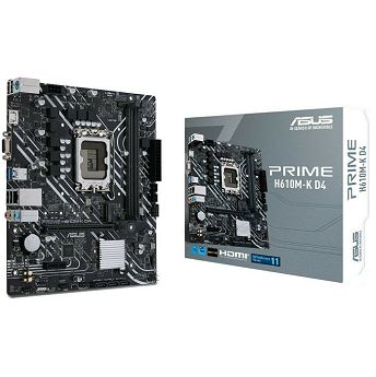 Matična ploča Asus Prime H610M-K D4 DDR4, Intel LGA1700, Micro ATX