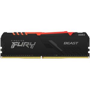 Memorija Kingston Fury Beast RGB, 8GB, DDR4 3200MHz, CL16