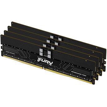 Memorija za servere Kingston Fury Renegade Pro Black Expo, 64GB (4x16GB), DDR5 5600MHz ECC, CL28