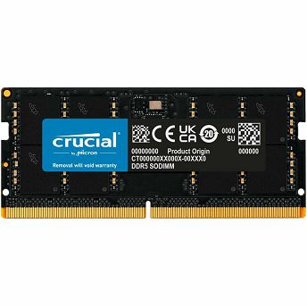 Memorija za prijenosna računala Crucial CT8G48C40S5, SO-DIMM, 8GB, DDR5 4800MHz, CL40