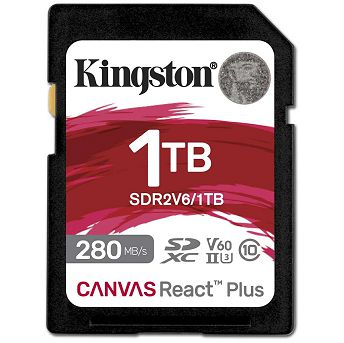 Memorijska kartica Kingston Canvas React Plus V60, SDXC, HC Class 10, 1TB