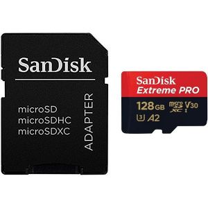 Memorijska kartica SanDisk Extreme Pro, microSDXC, HC Class 10, 128GB + SD Adapter