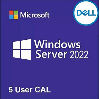 Microsoft Windows Server 2022 CAL, za Dell servere, za 5 korisnika (User), 634-BYKS